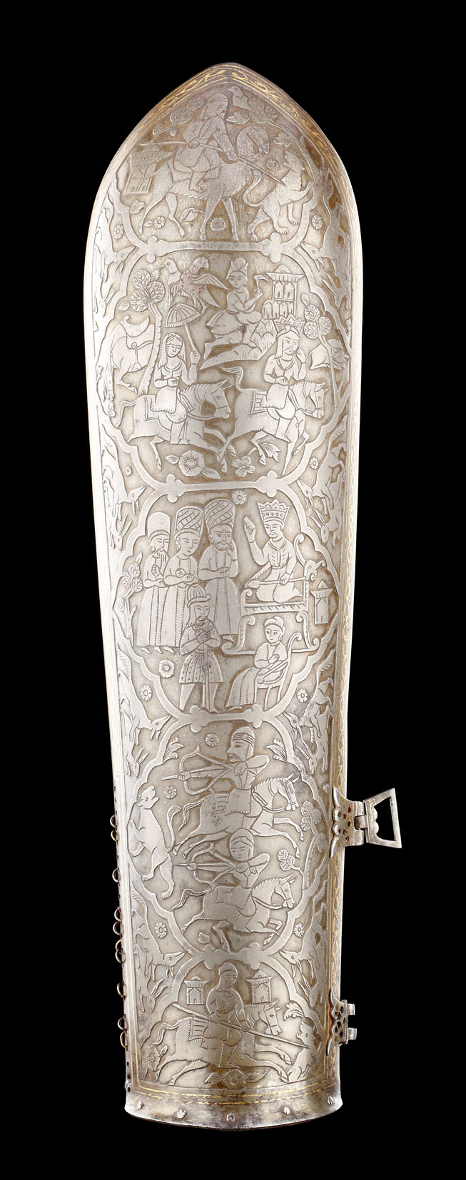 A Very Fine Set of Persian Chiselled Armour